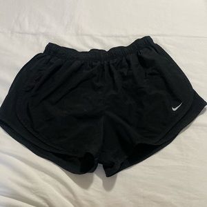Nike black running shorts- size L